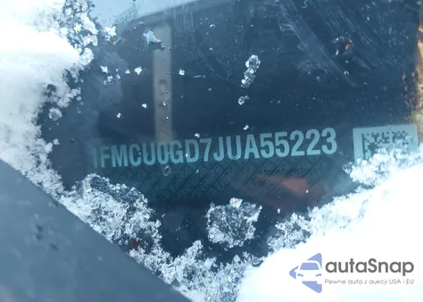 2018 Ford Escape Se из США, поврежденный, VIN 1FMCU0GD7JUA55223